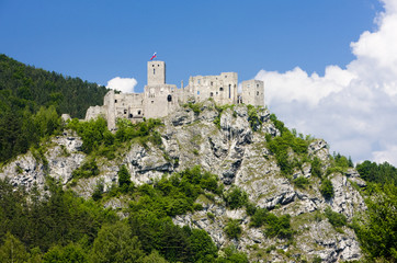 ruins of Strecno Castle, Slovakia