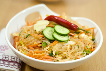 salad of Korean noodle