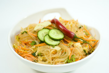 salad of Korean noodle