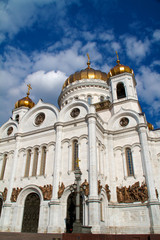 Fototapeta premium The Cathedral of Christ the Savior, Moscow 2011, Russia