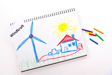 windrad kinderbild