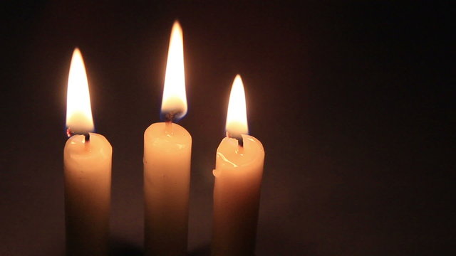 Three candles