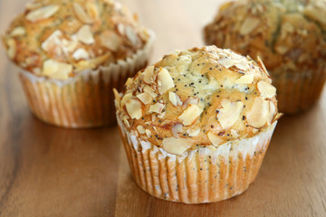 Almond Poppyseed Muffins