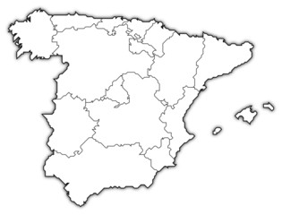 Map of Spain