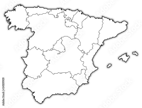 "Map of Spain" Fotos de archivo e imágenes libres de derechos en ...