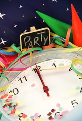 bunte Silvesteruhr