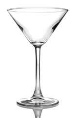 Martini empty glass