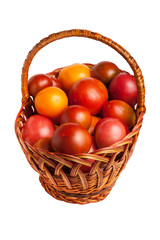 tomatoes in a basket