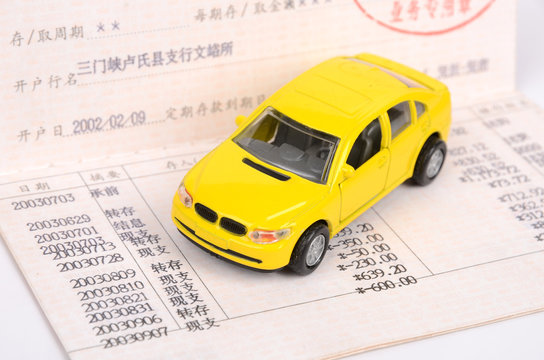 Toy car and account