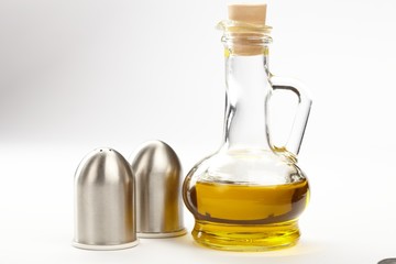 olive oil in the bottle