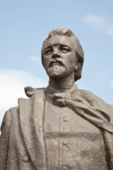 Fototapeta premium Monument to Russian writer Chekhov A.P.