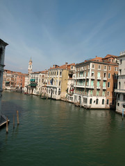 Venice - Exquisite antique buildings along Canal Grande