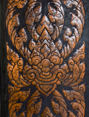 Wood carvings is a form of Thai art