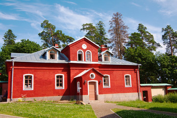 Fototapeta na wymiar architecture of Valaaam monastery, Russia