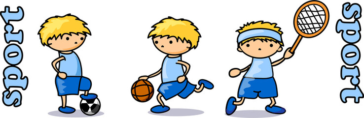 мультфильм спорта значок