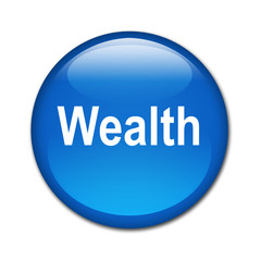 Boton brillante texto Wealth