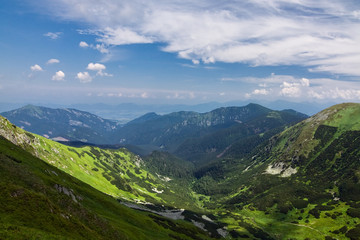 Summer mountain ridge-National park Low Tatras-Slovakia/Europe