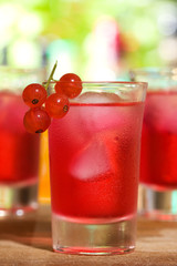 red cocktails