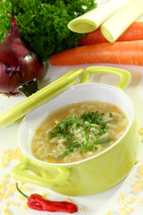 Buchstabensuppe