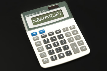 Bankrupt word