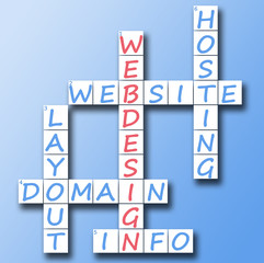 Webdesign on crossword