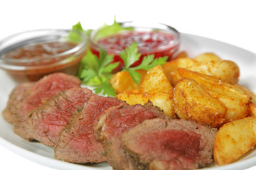 fried meat