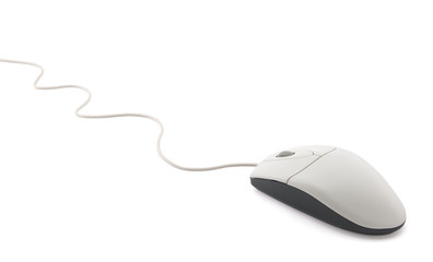 Computer mouse with clipping path