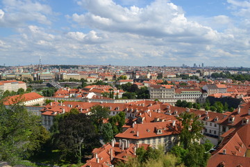 Fototapeta na wymiar Blick über Prag