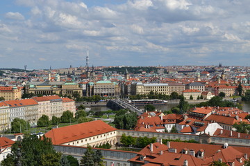 Fototapeta na wymiar Blick über Prag