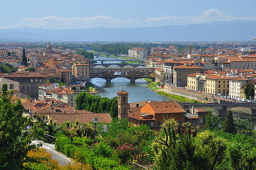 Fototapeta na wymiar Ville de Florence, Italie.