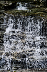 Small waterfall.