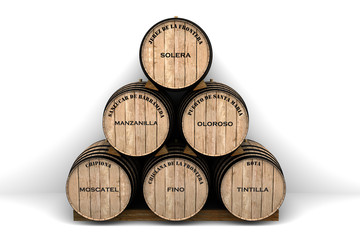 Tipos de vinos de la provincia de C&aacute;diz