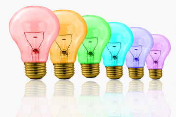 Bombillas de colores