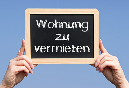Wohnung zu vermieten und Umzug