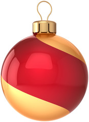 Christmas ball bauble Happy New Year's eve decoration classic
