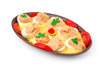 stuffed eggs