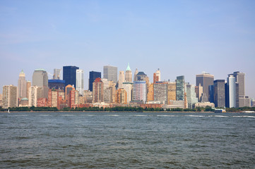 Fototapeta na wymiar New York City skyline, Manhattan West side, USA
