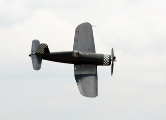 Old navy figher plane