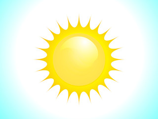 abstract vector sun