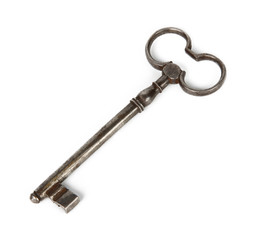 An old, rusty key