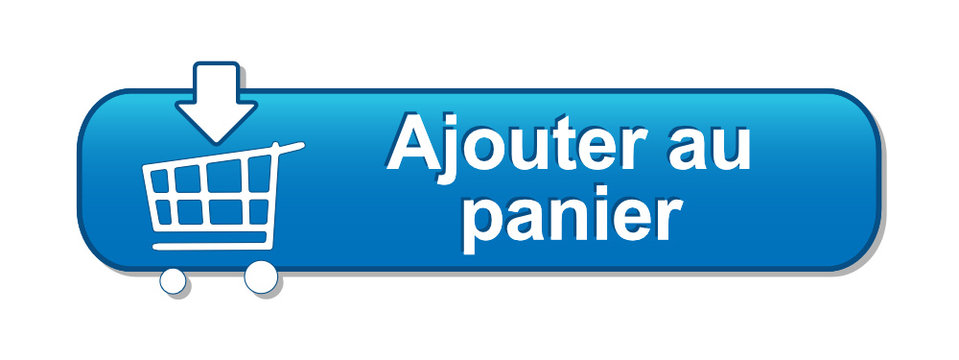 Bouton Web "AJOUTER AU PANIER" (commander acheter en ligne bleu)