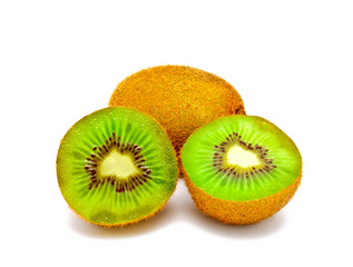 Fototapeta premium Isolated fresh Kiwi fruit, studio shot