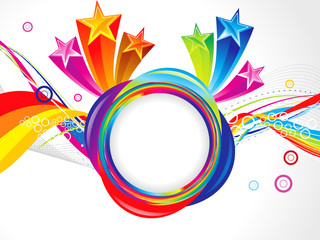 abstract magical explode template