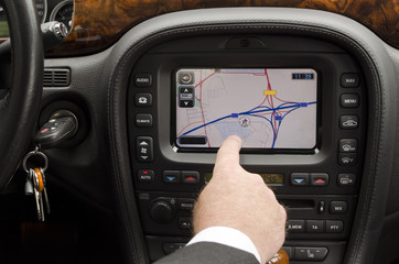Navigation im Auto