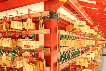 神社の絵馬