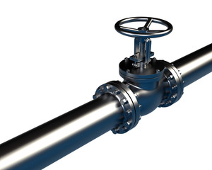 Rohrleitung Absperreinrichtung V2A