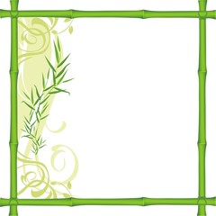 Bamboo frame