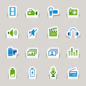 Papercut - Media Icons