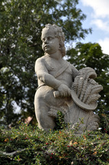 Fototapeta na wymiar Quedlinburg figura przed kolegiaty