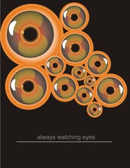 Fototapeta premium always watching eyes